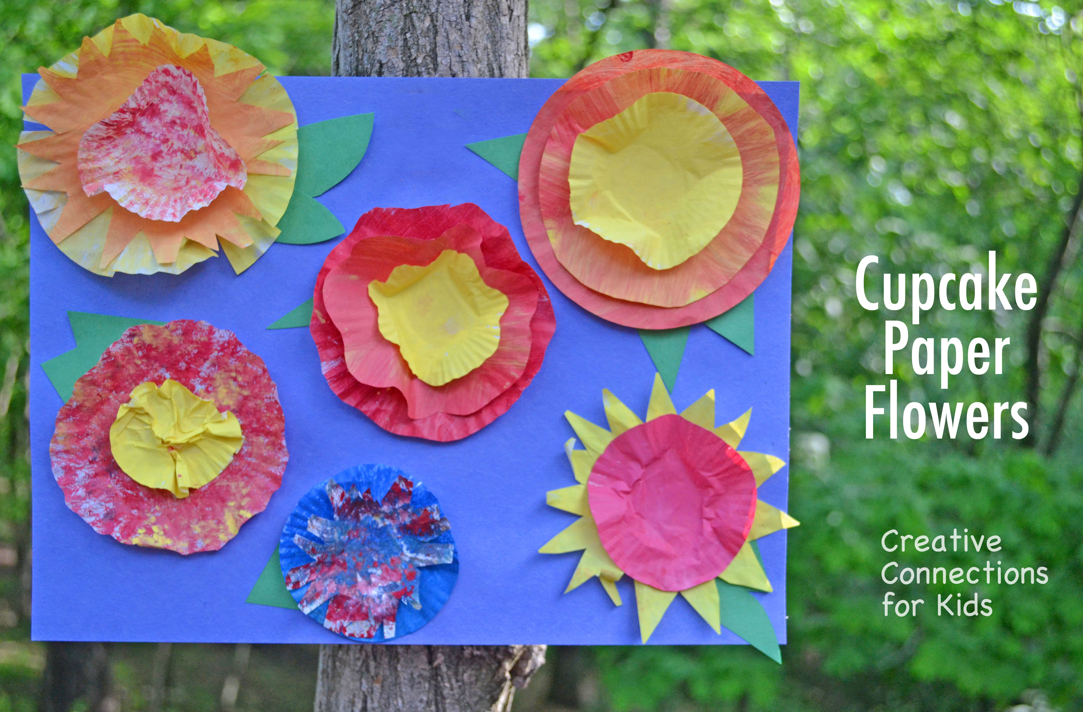 Cupcake Paper Flowers